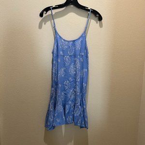 Urban Outfitters Blue Floral Mini Sundress Size XS